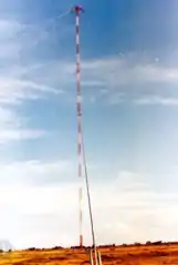 Omega Station E 428 meter antenna at Chabrier, Réunion island.