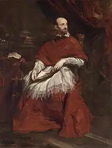 Anthony van DyckPortrait of Cardinal Guido Bentivoglio. 195 × 147&nbsp;cm.