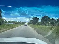 the Carretera Central passing though the ward of Anton Diaz