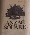 ANZAC Square sign