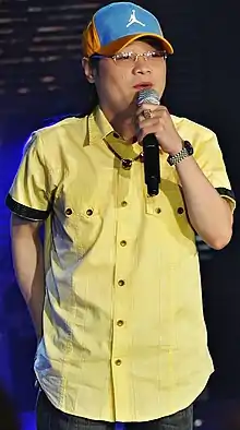 April Boy Regino during a concert