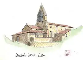 Watercolor of the church
