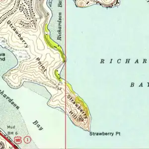 1955 USGS map