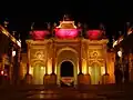 The Arc Héré ("Héré Arch") at night