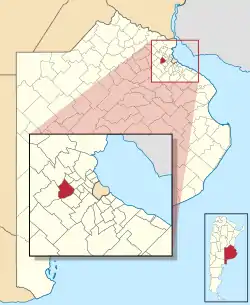 location of Moreno Partido in Gran Buenos Aires