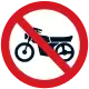 No motorcycles