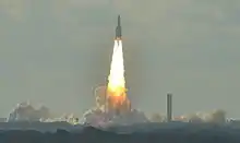 An Ariane 5 lifts off from Kourou on 29 August 2013.