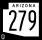 State Route 279 marker