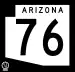 1973 SR 76 route marker