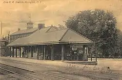 The old Arlington Train Station, circa 1910