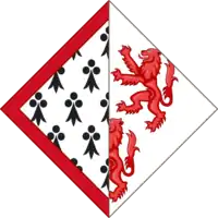 Coat of arms of Anne de Pisseleu, Countess of Penthièvre, Duchess of E'tampes