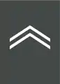 Korporaal(French: Caporal)(Belgian Land Component)
