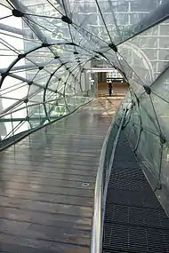 The Corporation Street Bridge interior view.