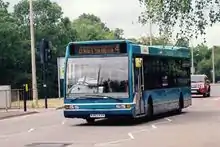 Arriva Shires & Essex Optare Excel 1 in Bletchley in July 2010