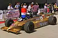 Riccardo Patrese's Arrows A3 being tested at Silverstone Classic