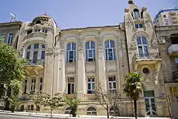 The mansion of Kerbalayi Israfil Hajiyev on Shemakhinskaya Street (now Jabbarli Street)