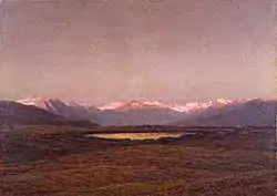 176. Carlo Cressini, Tramonto sereno (Foscagno - Valtellina), 1920-1925