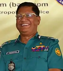 Asaduzzaman MiaDhaka Metropolitan Police 33rd, served 8 January 2015 - 13 September 2019   (1960-08-14) August 14, 1960 (age&nbsp;62)