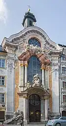 Rococo - St. Johann Nepomuk, Munich, Germany, by Egid Quirin Asam and Cosmas Damian Asam, 1750