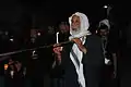 Bahraini Shia Muslims participate in a candle march.