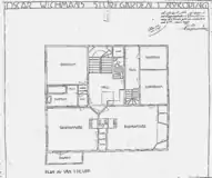 Sturegarden House, floor plan, first floor, architect Gunnar Asplund 1913.