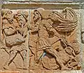 Frieze depicting ancient combat