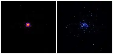 Two star families in NGC 1851 Globular Cluster