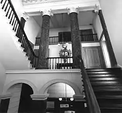 Athenaeum of Philadelphia, stair hall.