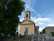 Saint-Etienne's church and old cemetery