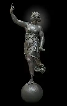 Lady Tholose, a bronze of the Renaissance (Augustins).