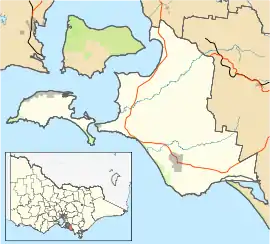Wonthaggi is located in Bass Coast Shire