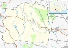 Parwan is located in Shire of Moorabool
