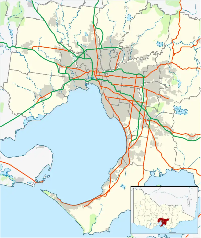 Footscray is located in Melbourne