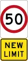 New 50&nbsp;km/h Speed Limit (Used in Victoria)