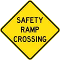 (W5-31) Safety Ramp Crossing