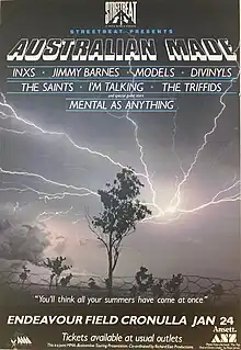 Australian Made Poster for Sydney Concert