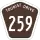 Tourist Drive 259 marker