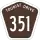 Tourist Drive 351 marker