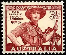 Image 5Australian Scouting stamp (from Scouting in popular culture)