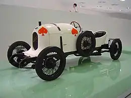 Austro-Daimler Sascha in the Porsche Museum in Stuttgart