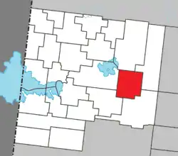 Location within Abitibi-Ouest RCM.