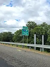 PR-52 at its exit to PR-149 in Juana Díaz
