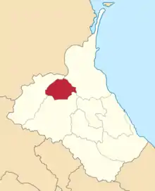 Location in the Dagestan Oblast