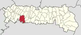 Location in Ialomița County