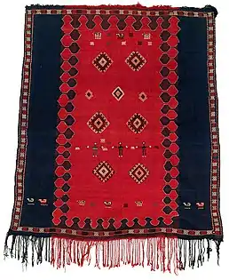 A 19th century Azeri shadda. exhibited at the Textile Museum (Washington, D.C.)
