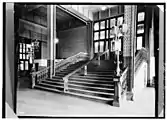 Baltimore & Ohio Railroad Station, Philadelphia (1886–88, demolished 1963), stairs from Lower Waiting Room.