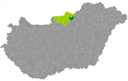 Bátonyterenye District within Hungary and Nógrád County.