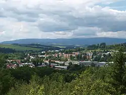 View from the southeast