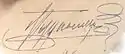 Ferdinand's signature