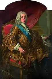 The Comte de Maurepas wearing the sash of the Order of the Holy Spirit, painted ca. 1732-35